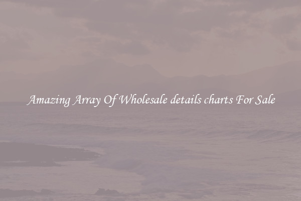 Amazing Array Of Wholesale details charts For Sale