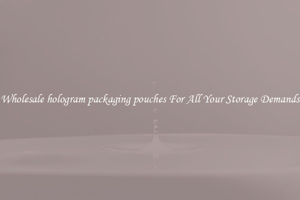 Wholesale hologram packaging pouches For All Your Storage Demands