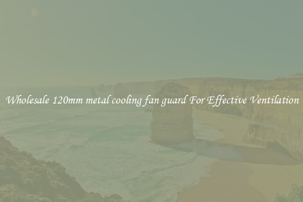 Wholesale 120mm metal cooling fan guard For Effective Ventilation