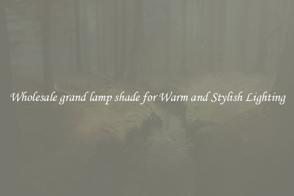 Wholesale grand lamp shade for Warm and Stylish Lighting