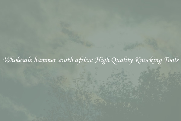 Wholesale hammer south africa: High Quality Knocking Tools