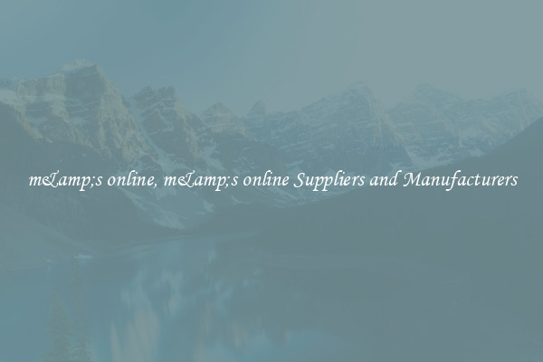 m&amp;s online, m&amp;s online Suppliers and Manufacturers