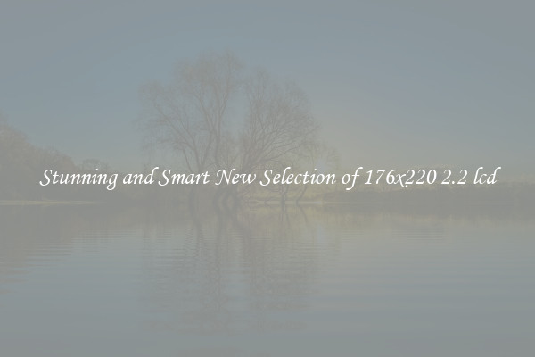 Stunning and Smart New Selection of 176x220 2.2 lcd