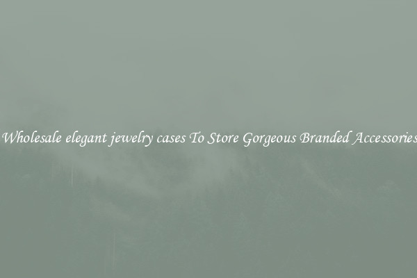 Wholesale elegant jewelry cases To Store Gorgeous Branded Accessories